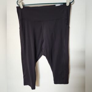 Tek Gear XXL Ultrastretch Black Capri Leggings